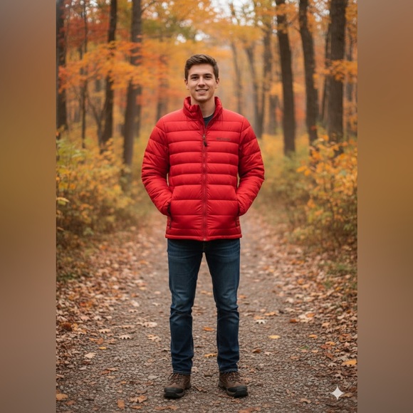 Columbia Other - Columbia men’s Red Puffer Jacket like NEW